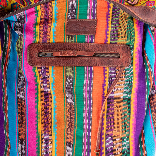 BEATRIZ CDB + DIAMANTE STRAP - OOAK HUIPIL - COPPER - NO. 19582