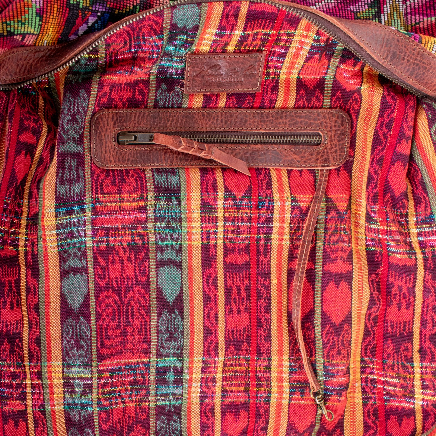 BEATRIZ CDB + DIAMANTE STRAP - OOAK HUIPIL - COPPER - NO. 19583