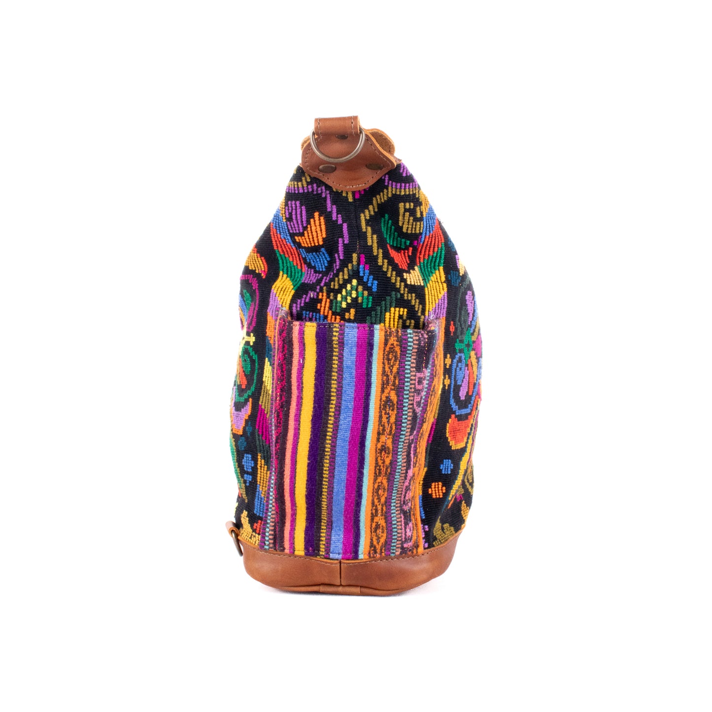 BEATRIZ MCDB + DIAMANTE STRAP - OOAK HUIPIL - CAFE - 19585