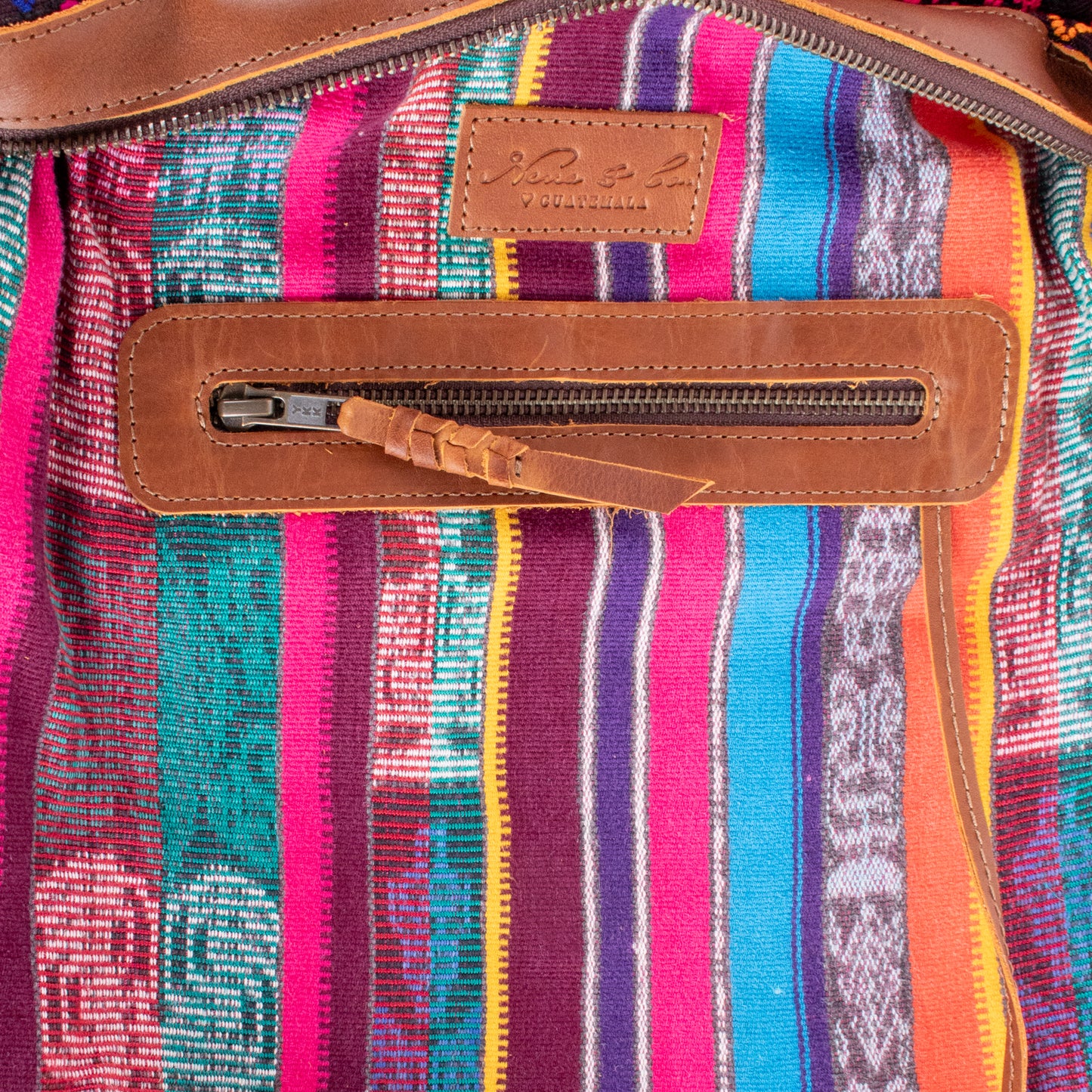 BEATRIZ MCDB + DIAMANTE STRAP - OOAK HUIPIL - CAFE - 19587