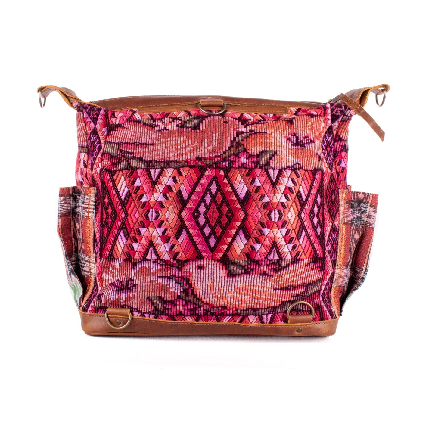 BEATRIZ MCDB + DIAMANTE STRAP - OOAK HUIPIL - CAFE - 19588