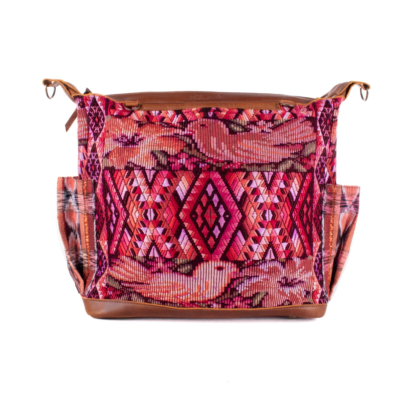 BEATRIZ MCDB + DIAMANTE STRAP - OOAK HUIPIL - CAFE - 19588