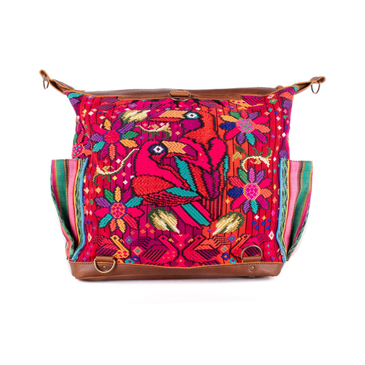 BEATRIZ MCDB + DIAMANTE STRAP - OOAK HUIPIL - CAFE - 19589