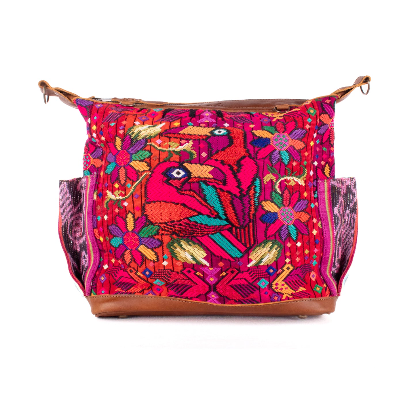 BEATRIZ MCDB + DIAMANTE STRAP - OOAK HUIPIL - CAFE - 19589