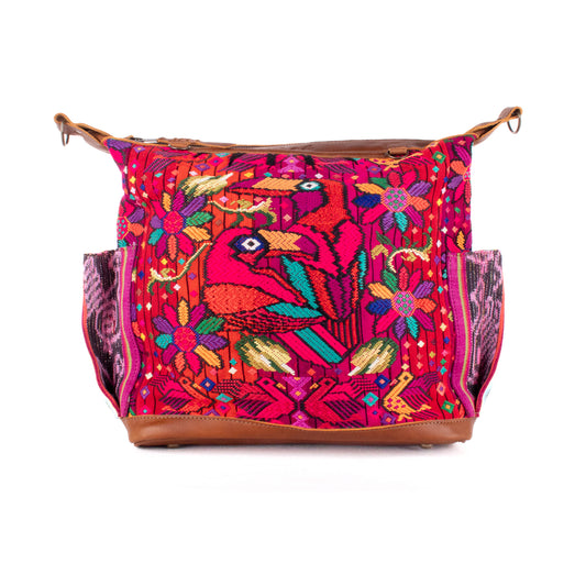 BEATRIZ MCDB + DIAMANTE STRAP - OOAK HUIPIL - CAFE - 19589