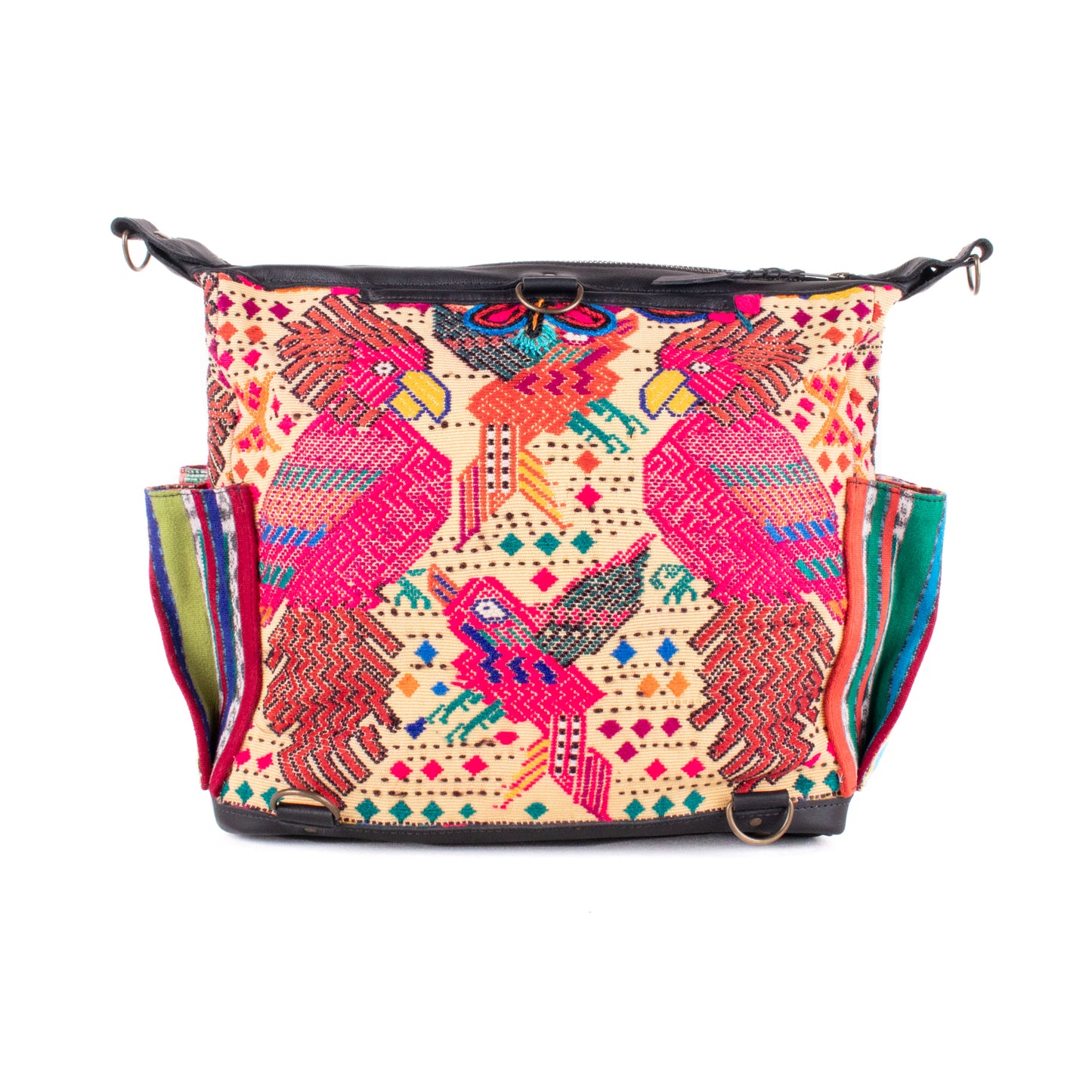 BEATRIZ MCDB + DIAMANTE STRAP - OOAK HUIPIL - BLACK - 19591