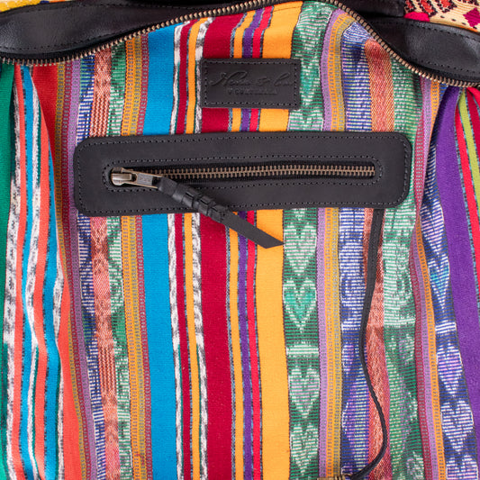 BEATRIZ MCDB + DIAMANTE STRAP - OOAK HUIPIL - BLACK - 19591