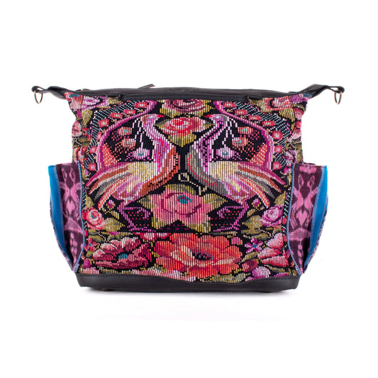 BEATRIZ MCDB + DIAMANTE STRAP - OOAK HUIPIL - BLACK - 19592