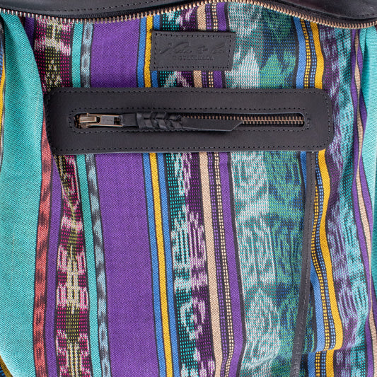 BEATRIZ MCDB + DIAMANTE STRAP - OOAK HUIPIL - BLACK - 19593