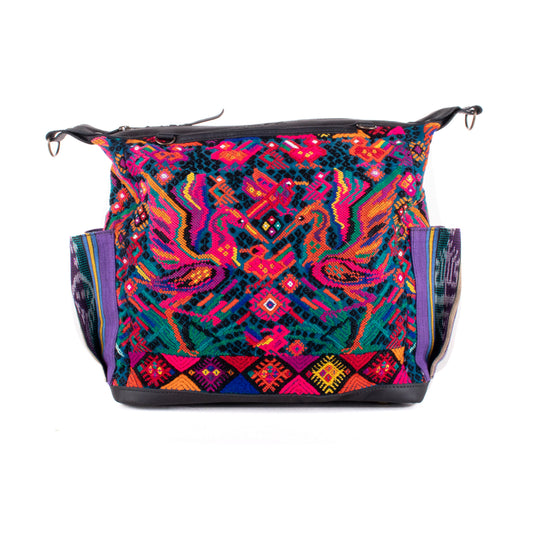 BEATRIZ MCDB + DIAMANTE STRAP - OOAK HUIPIL - BLACK - 19593