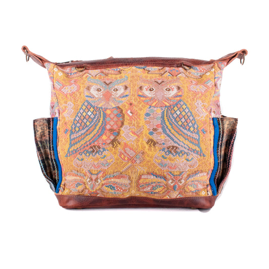 BEATRIZ MCDB + DIAMANTE STRAP - OOAK HUIPIL - COPPER - 19601