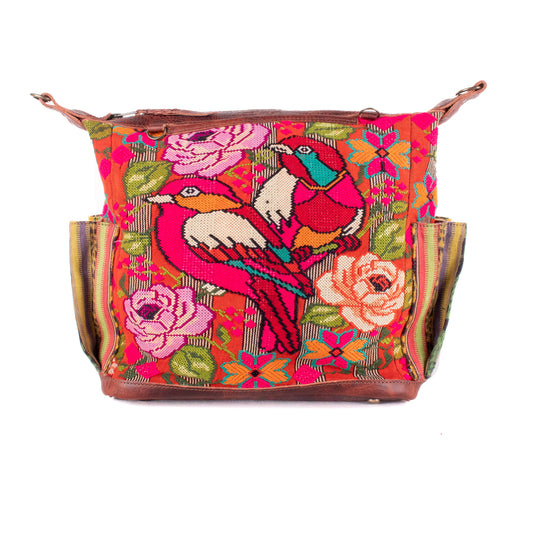 BEATRIZ MCDB + DIAMANTE STRAP - OOAK HUIPIL - COPPER - 19603