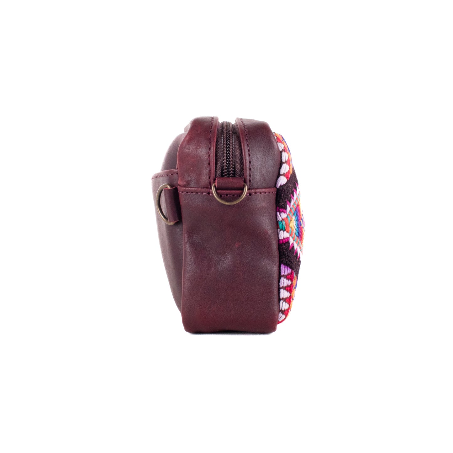 WANDER CROSSBODY SET - OOAK HUIPIL - VINO TINTO - NO. 19617