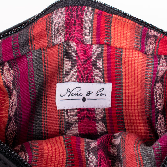 WANDER CROSSBODY SET - OOAK HUIPIL - BLACK - NO. 19619