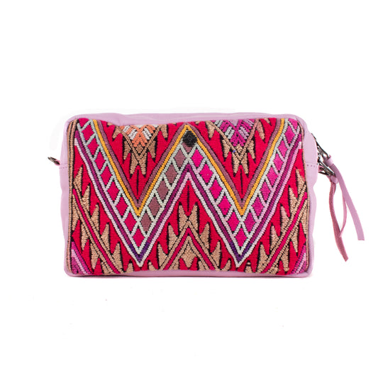 WANDER CROSSBODY SET - OOAK HUIPIL - LILAC - NO. 19620