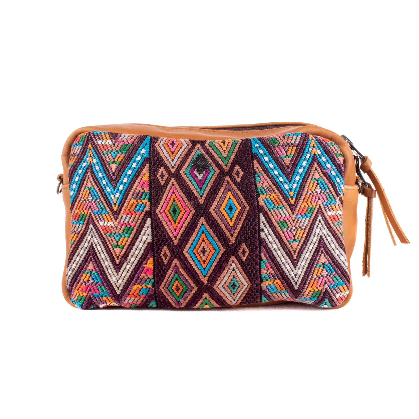 WANDER CROSSBODY SET - OOAK HUIPIL - BRANDY - NO. 19621