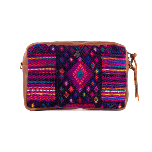 WANDER CROSSBODY SET - OOAK HUIPIL - CAFE - NO. 19623