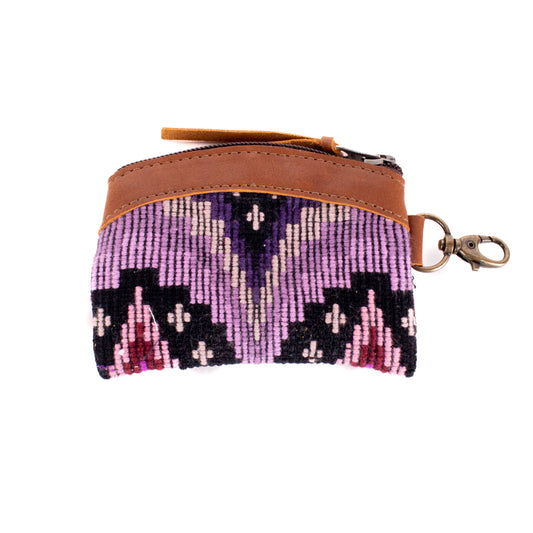 COIN PURSE - OOAK HUIPIL - CAFE - NO. 19625