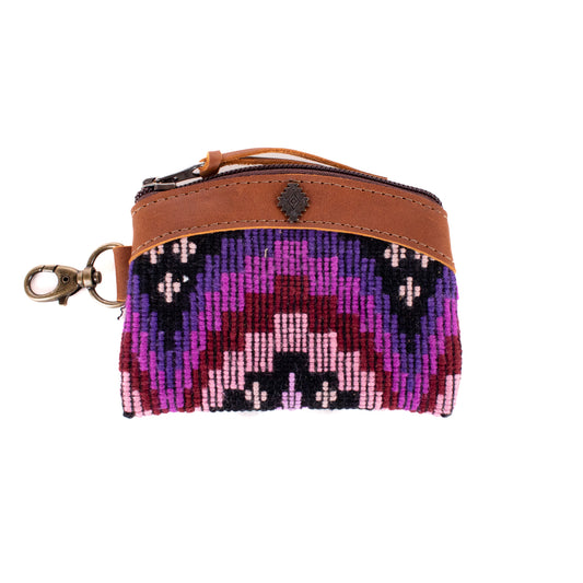 COIN PURSE - OOAK HUIPIL - CAFE - NO. 19625