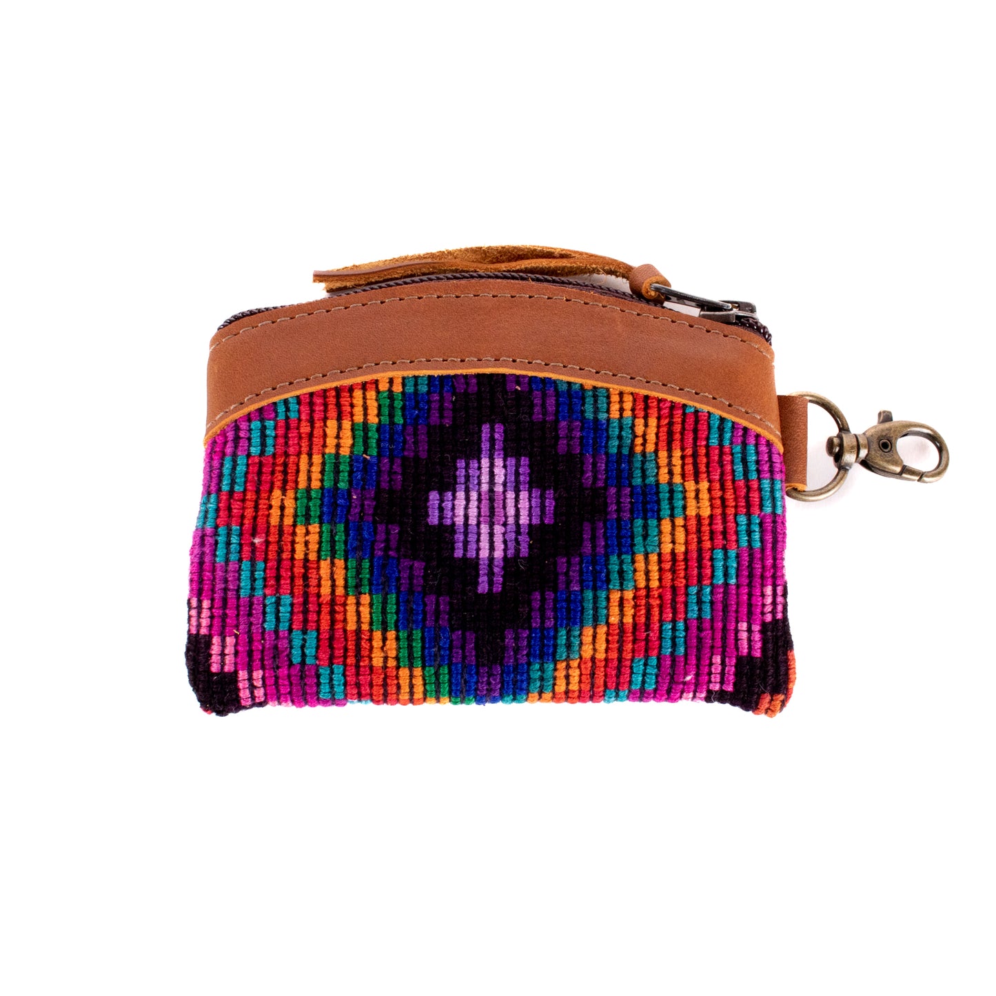 COIN PURSE - OOAK HUIPIL - CAFE - NO. 19626