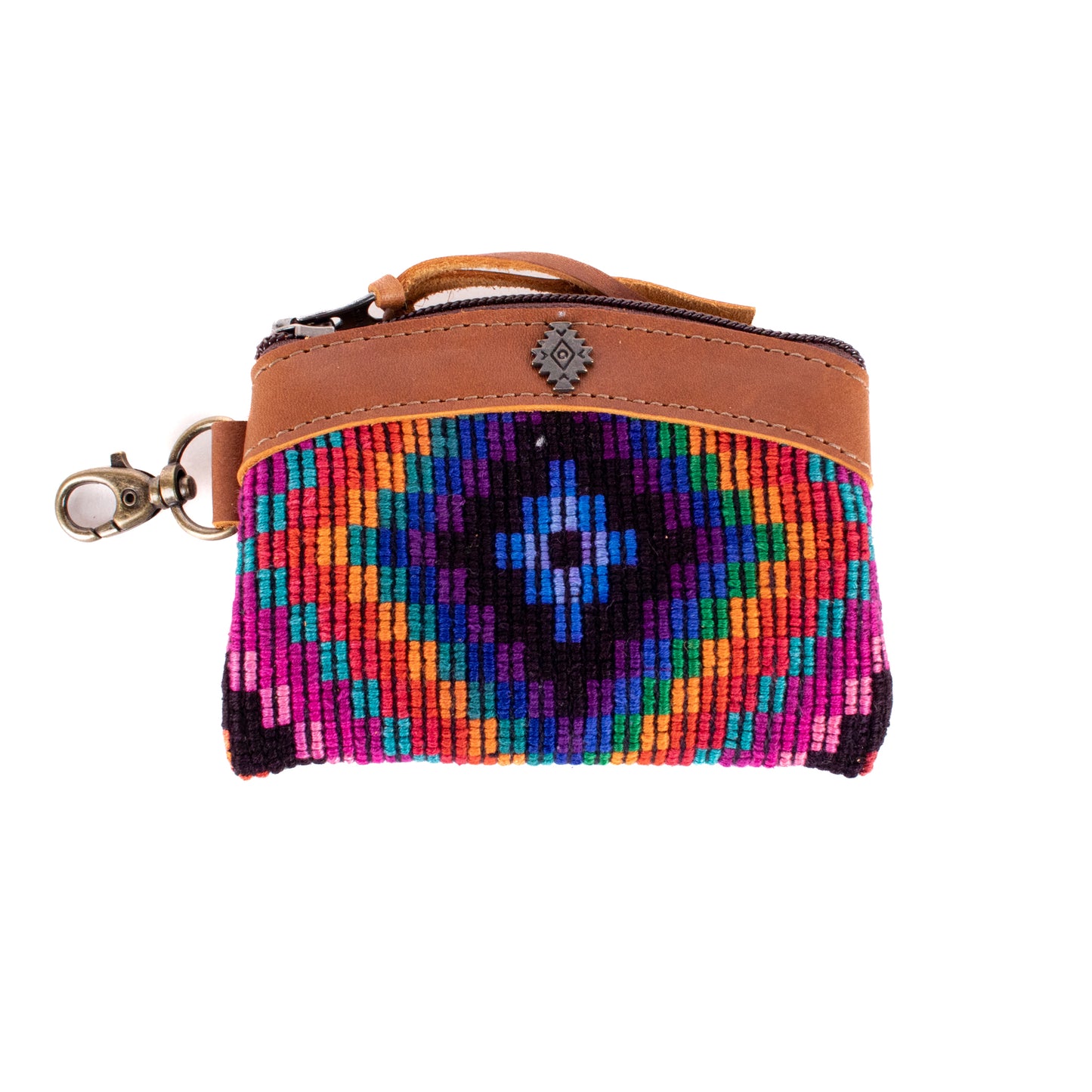 COIN PURSE - OOAK HUIPIL - CAFE - NO. 19626