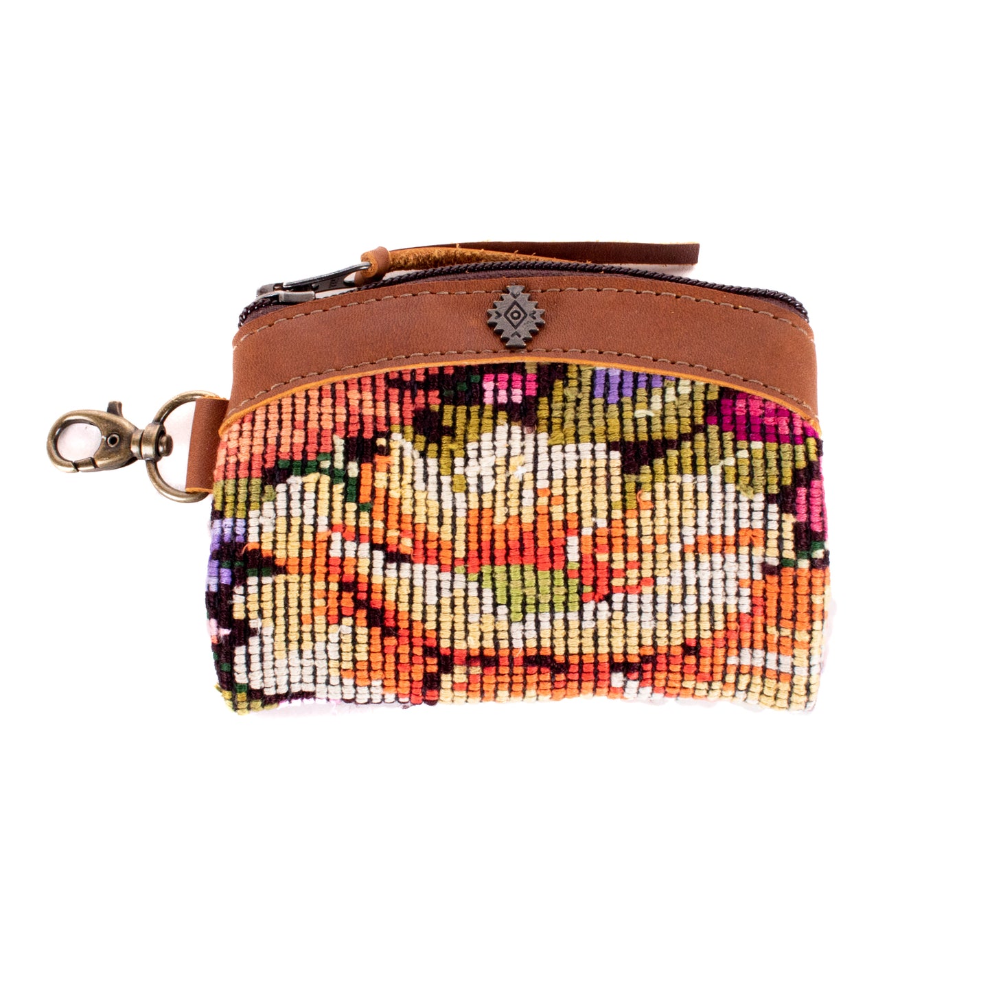 COIN PURSE - OOAK HUIPIL - CAFE - NO. 19627