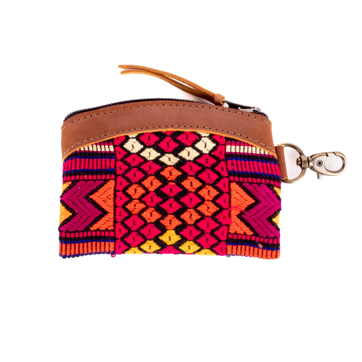 COIN PURSE - OOAK HUIPIL - CAFE - NO. 19628