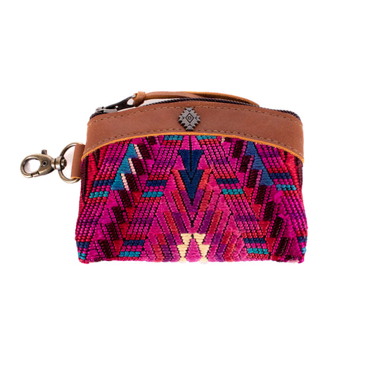 COIN PURSE - OOAK HUIPIL - CAFE - NO. 19630