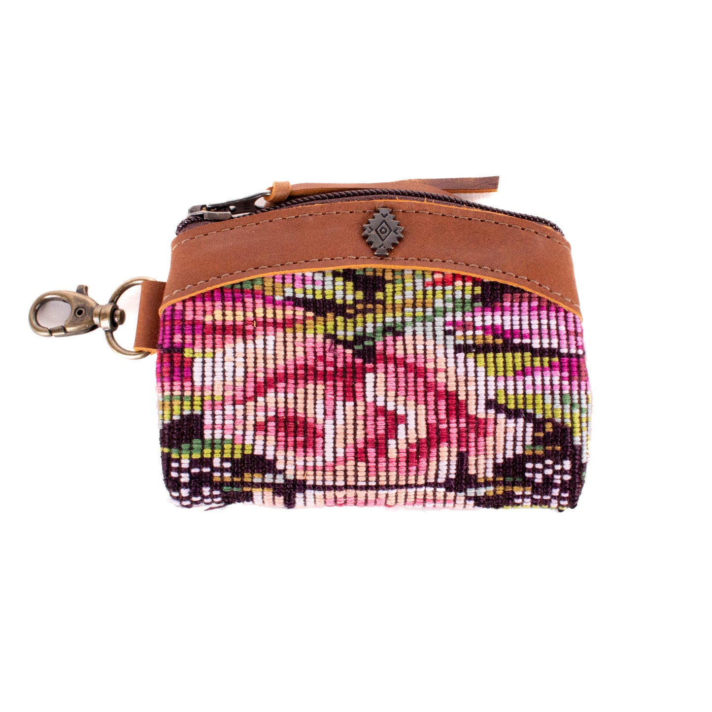 COIN PURSE - OOAK HUIPIL - CAFE - NO. 19632
