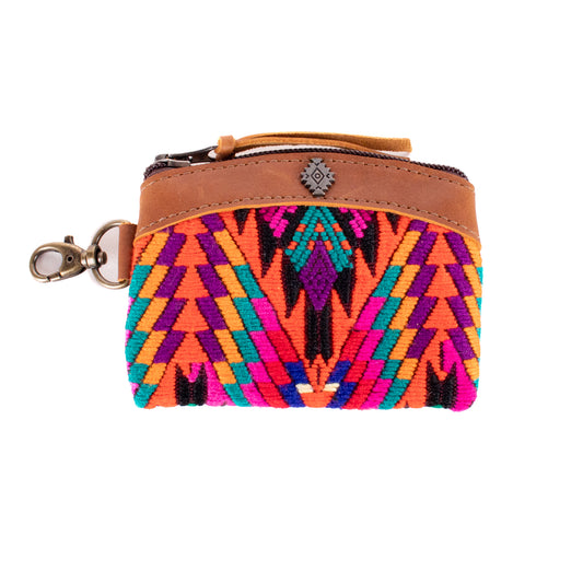 COIN PURSE - OOAK HUIPIL - CAFE - NO. 19633