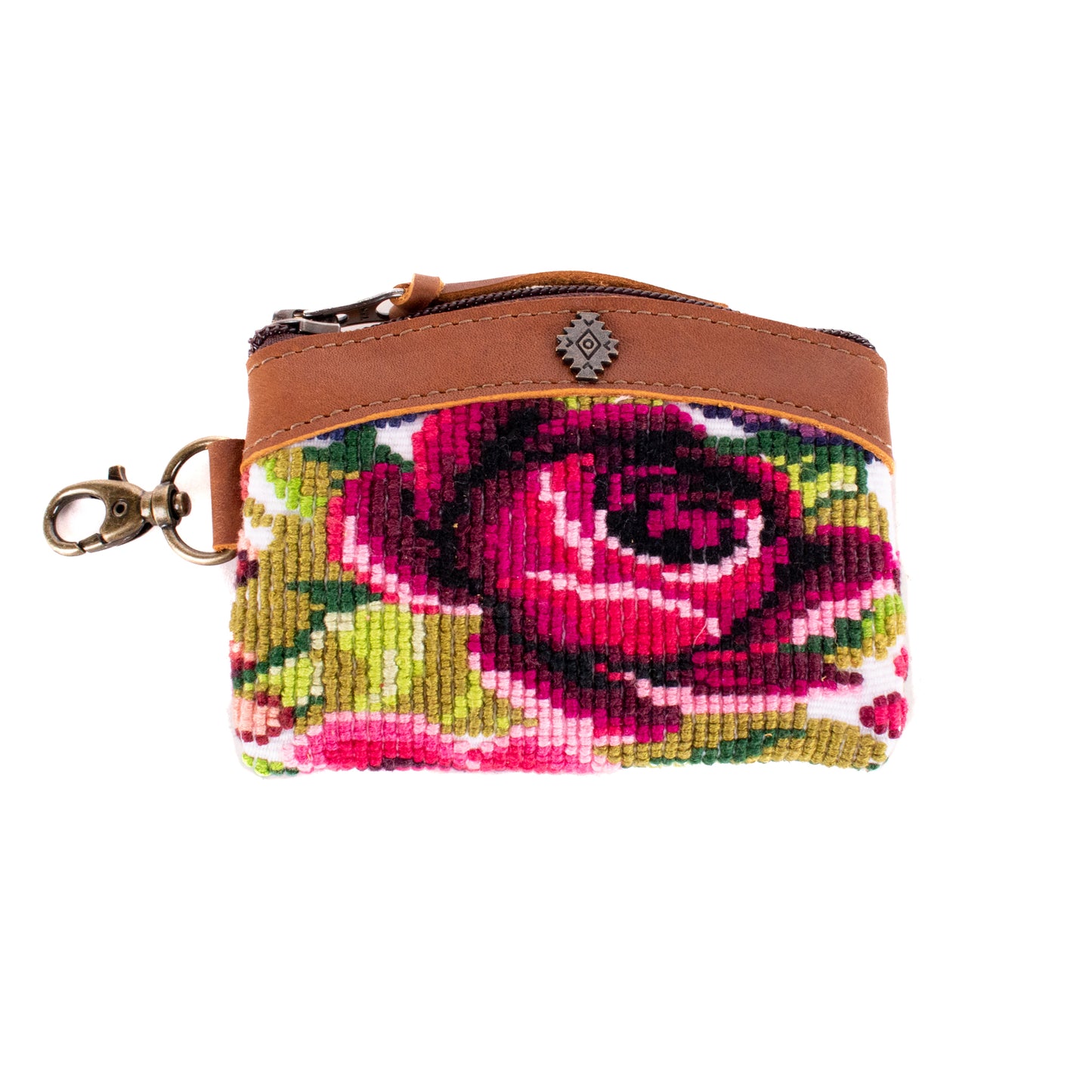 COIN PURSE - OOAK HUIPIL - CAFE - NO. 19634