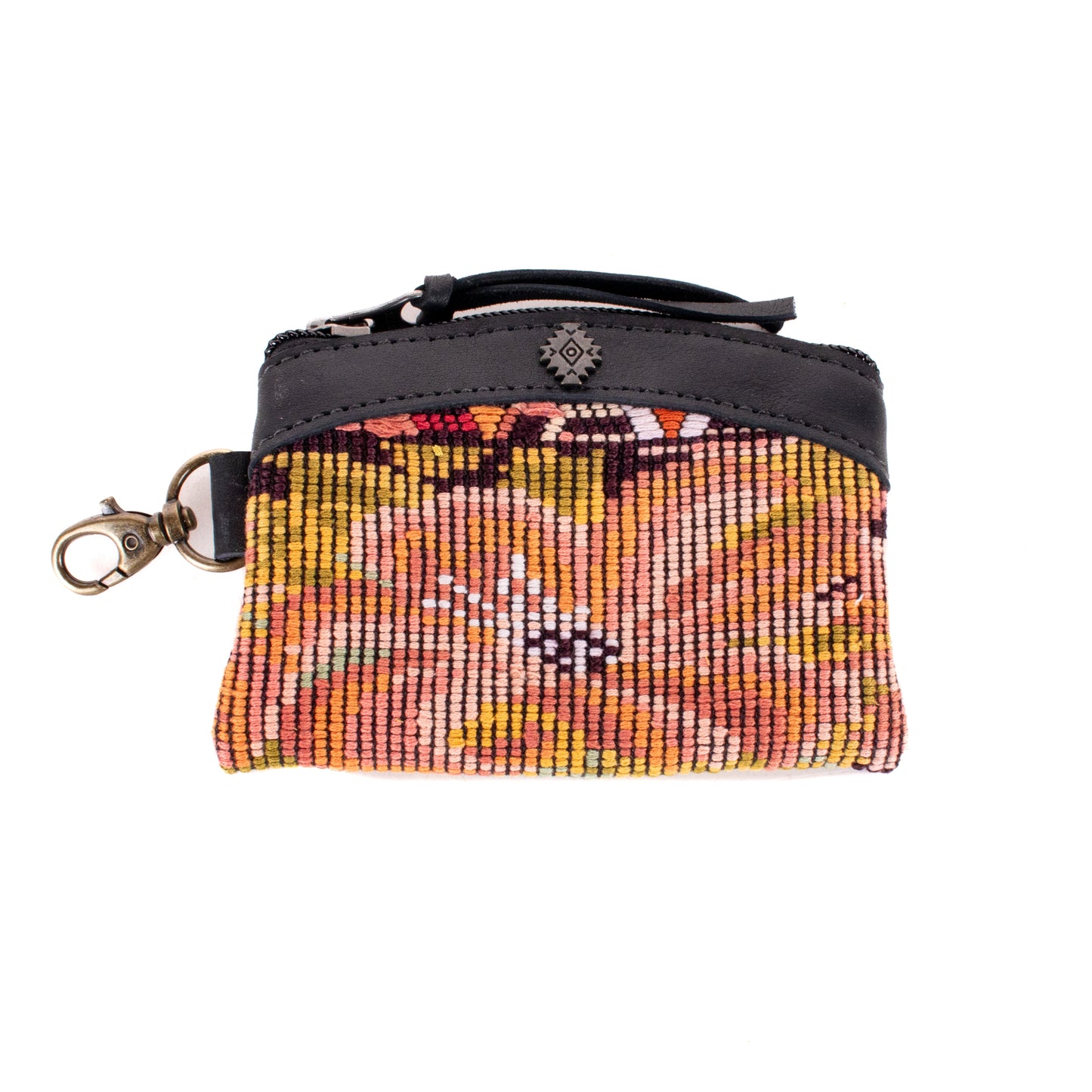 COIN PURSE - OOAK HUIPIL - BLACK - NO. 19635