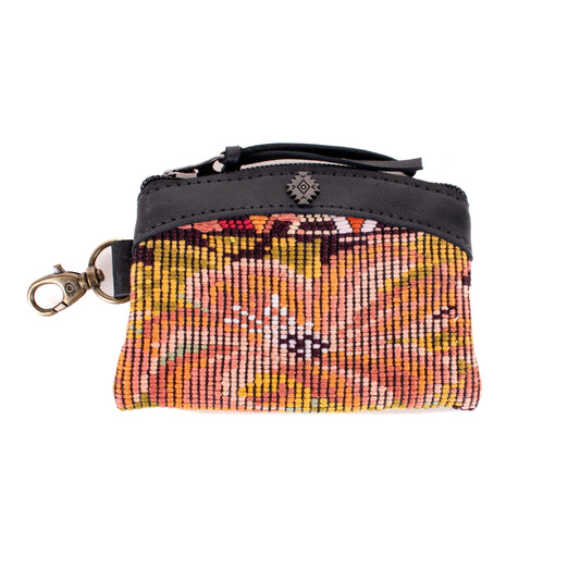 COIN PURSE - OOAK HUIPIL - BLACK - NO. 19635