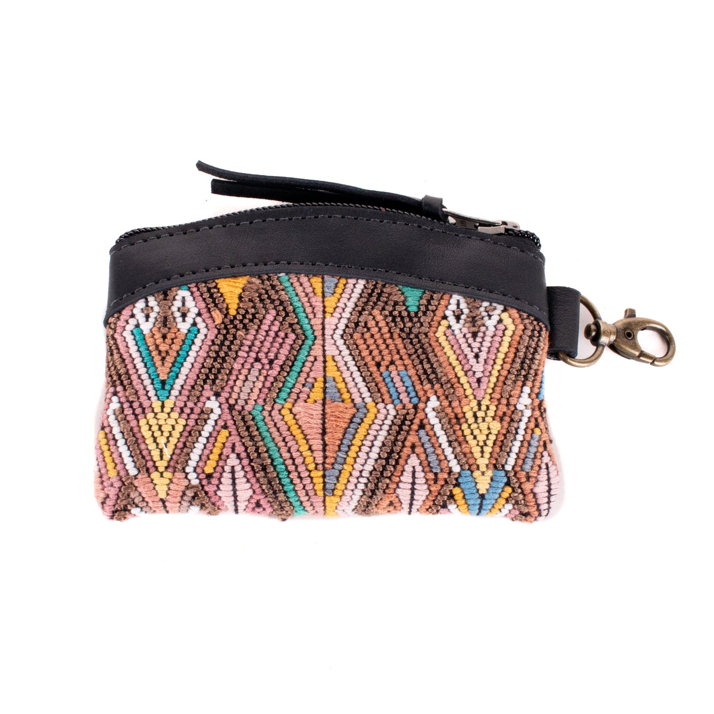 COIN PURSE - OOAK HUIPIL - BLACK - NO. 19637