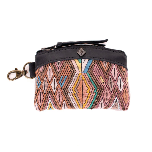 COIN PURSE - OOAK HUIPIL - BLACK - NO. 19637