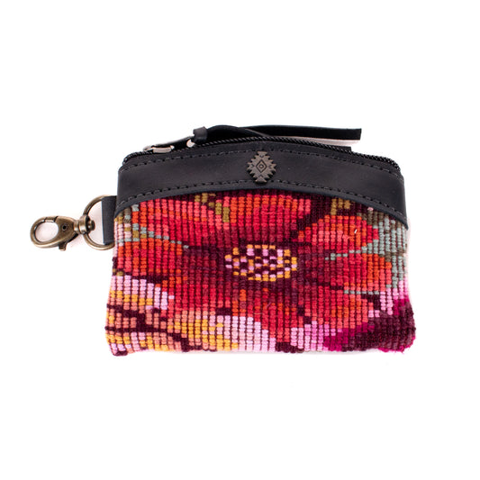 COIN PURSE - OOAK HUIPIL - BLACK - NO. 19638