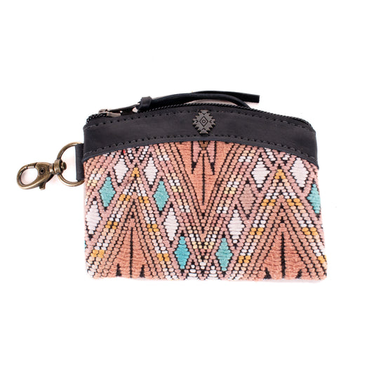 COIN PURSE - OOAK HUIPIL - BLACK - NO. 19639