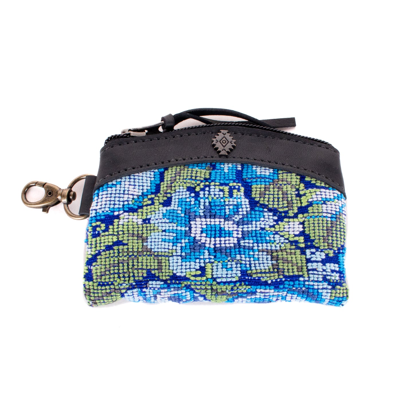 COIN PURSE - OOAK HUIPIL - BLACK - NO. 19640