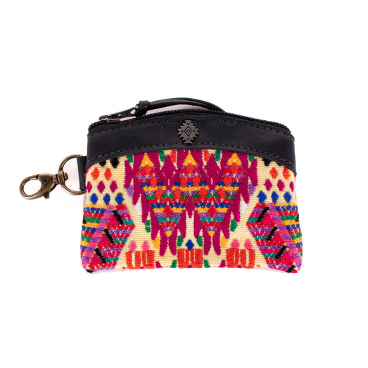 COIN PURSE - OOAK HUIPIL - BLACK - NO. 19641