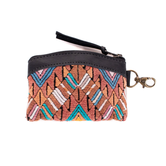 COIN PURSE - OOAK HUIPIL - BLACK - NO. 19644