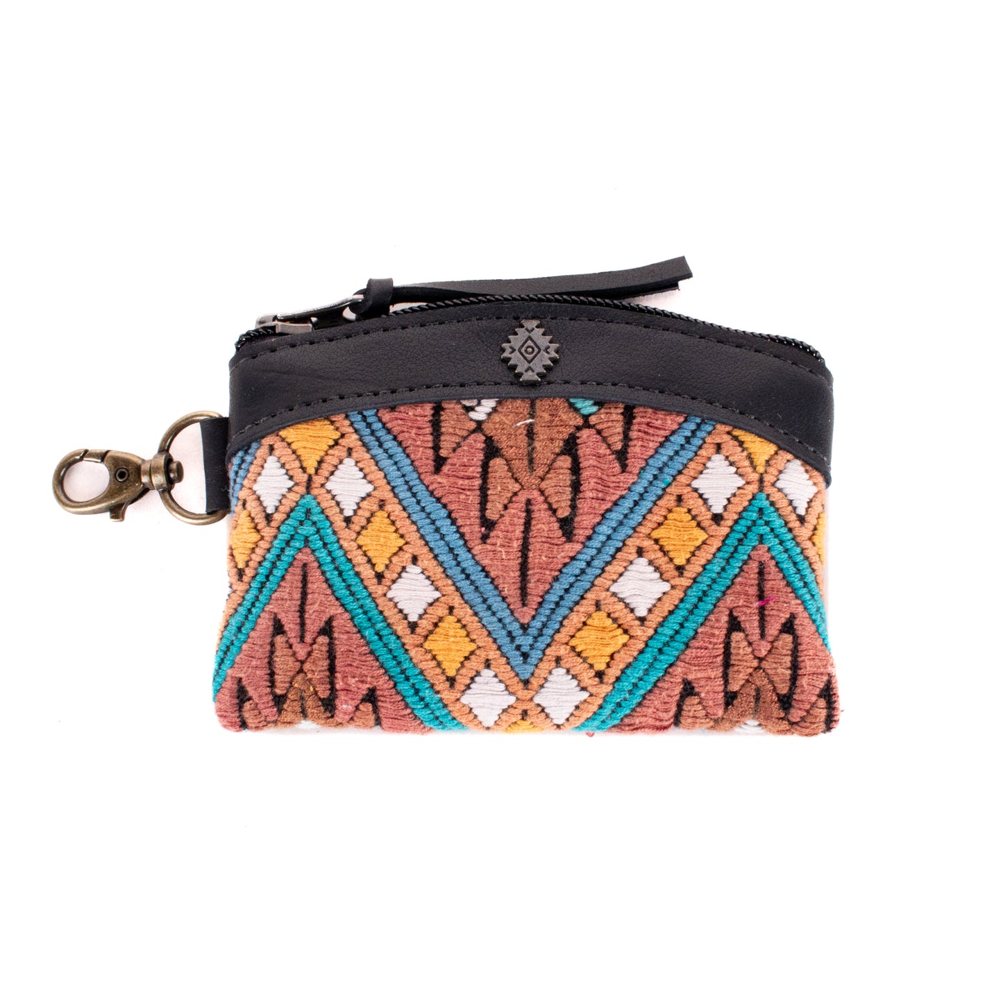 COIN PURSE - OOAK HUIPIL - BLACK - NO. 19644