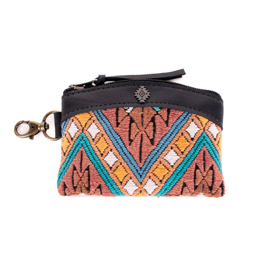 COIN PURSE - OOAK HUIPIL - BLACK - NO. 19644