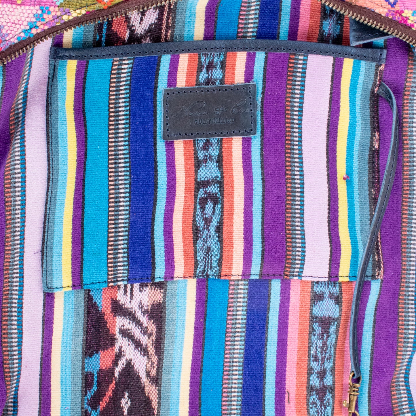 SMALL PENELOPE BAG - H&S WHEAT - NAVY - NO. 19689