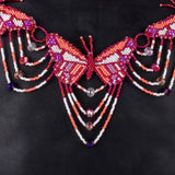 BEADED BUTTERFLY BAG NECKLACE - NO. 19783