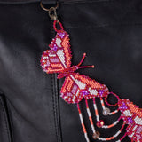 BEADED BUTTERFLY BAG NECKLACE - NO. 19783