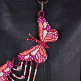 BEADED BUTTERFLY BAG NECKLACE - NO. 19783