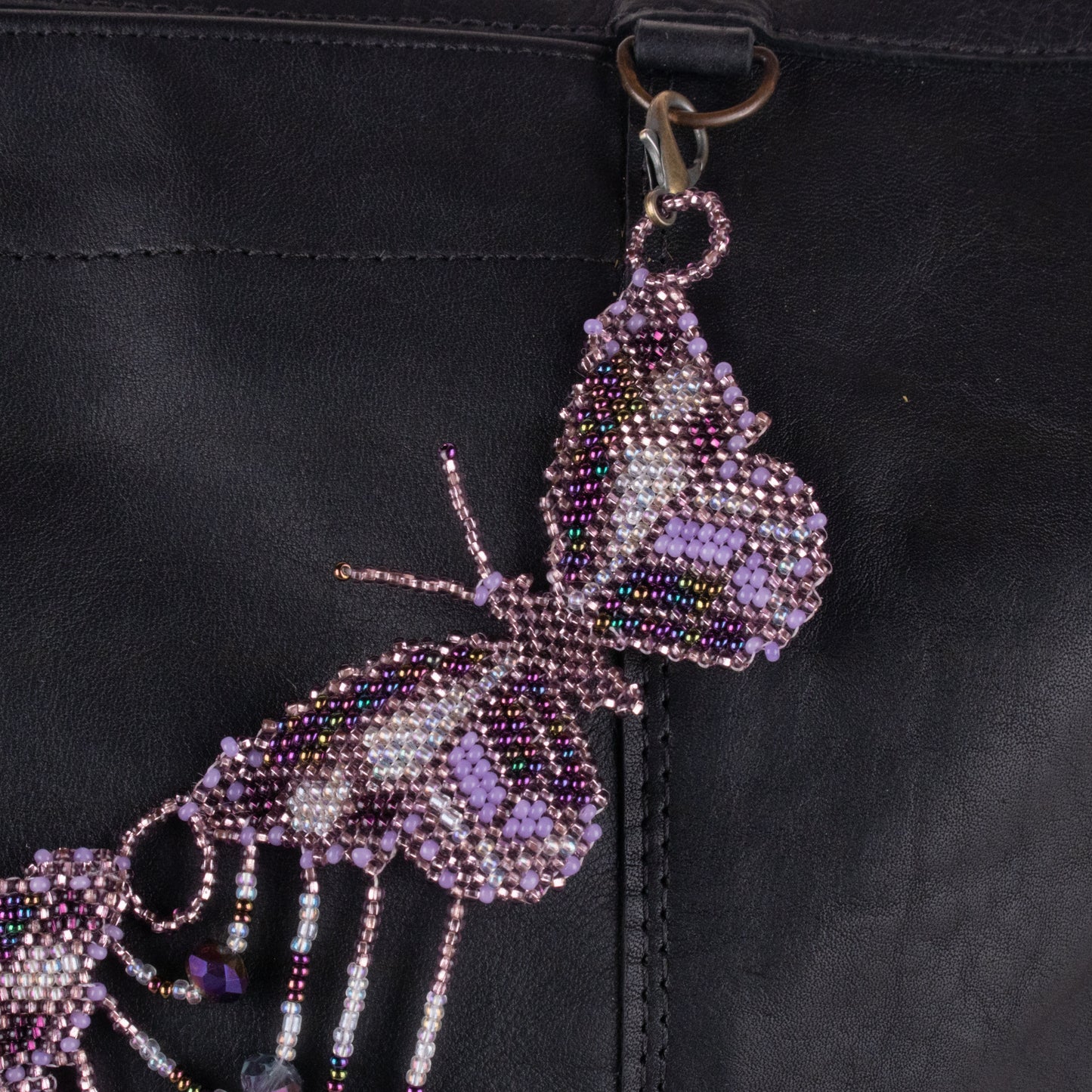 BEADED BUTTERFLY BAG NECKLACE - NO. 19788