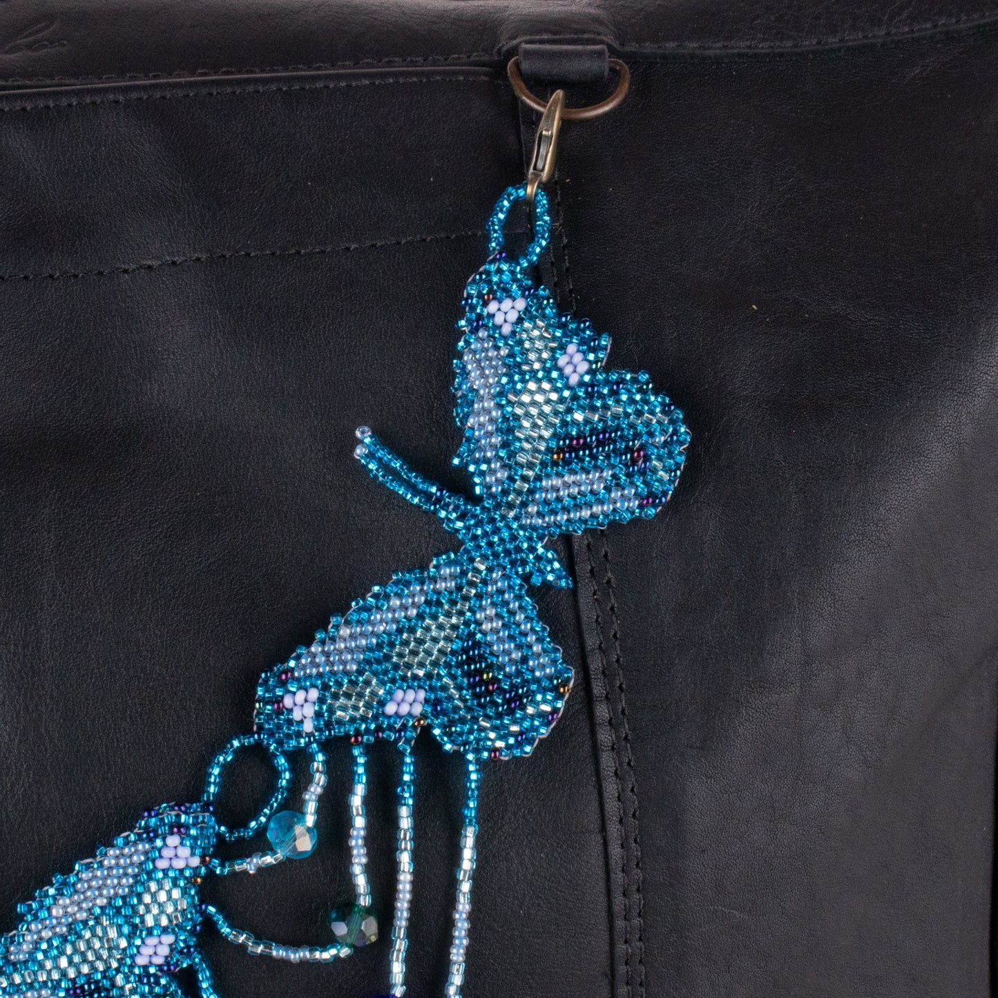 BEADED BUTTERFLY BAG NECKLACE - NO. 19804