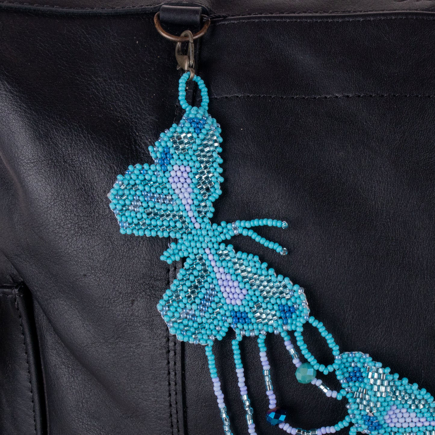 BEADED BUTTERFLY BAG NECKLACE - NO. 19805
