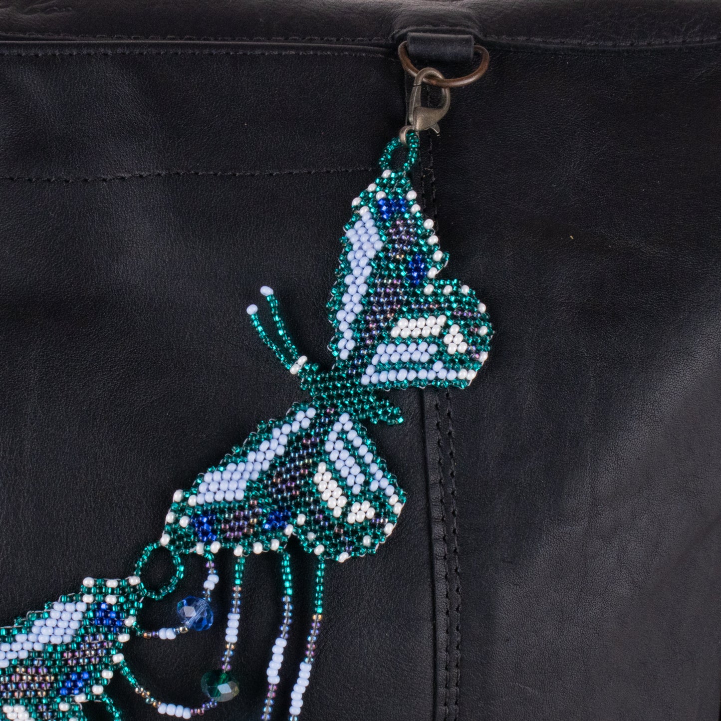 BEADED BUTTERFLY BAG NECKLACE - NO. 19809